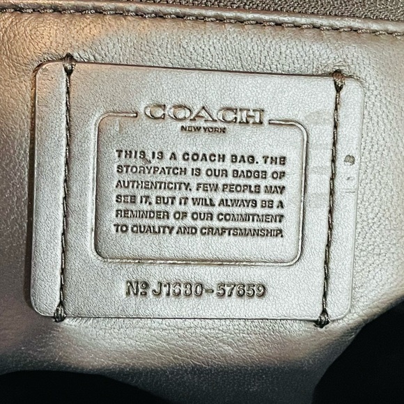 Coach 1941 drifter with 2 hangtags Olive/Tan Studded Leather Top-Handle Satchel - Picture 5 of 5